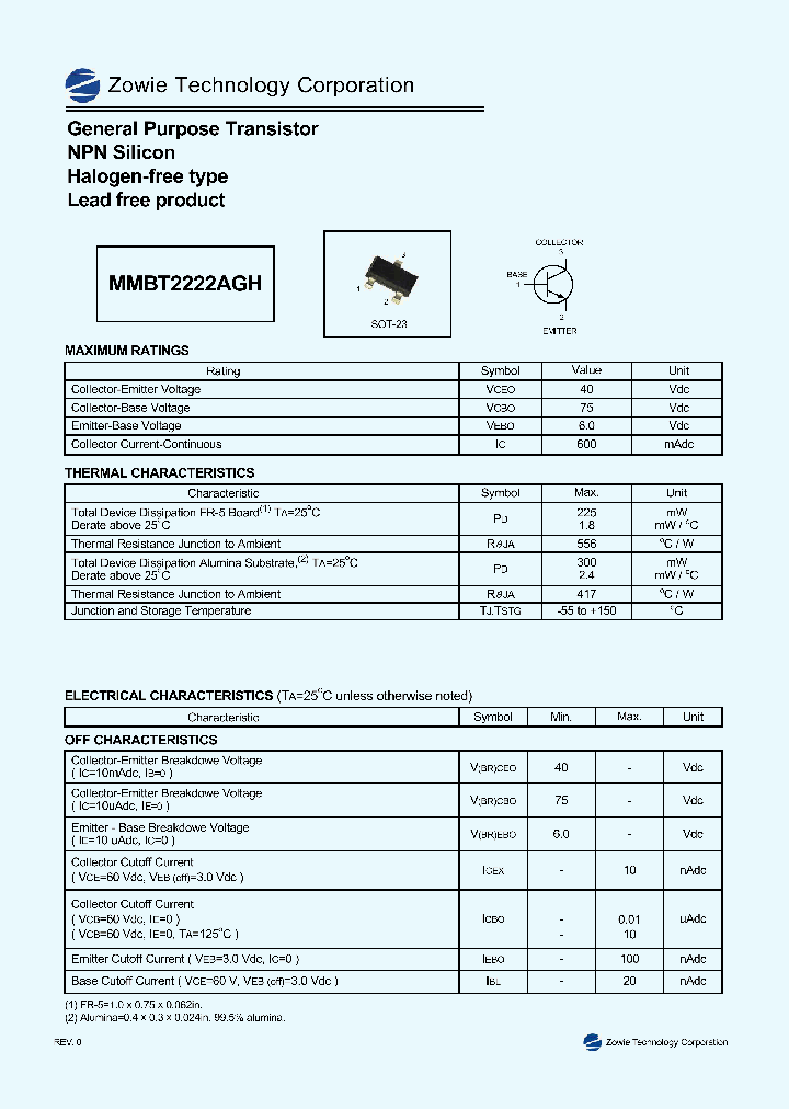 MMBT2222AGH_5652312.PDF Datasheet