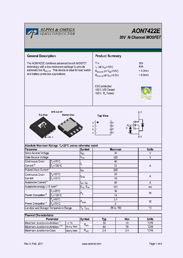 AON7422E_5685612.PDF Datasheet