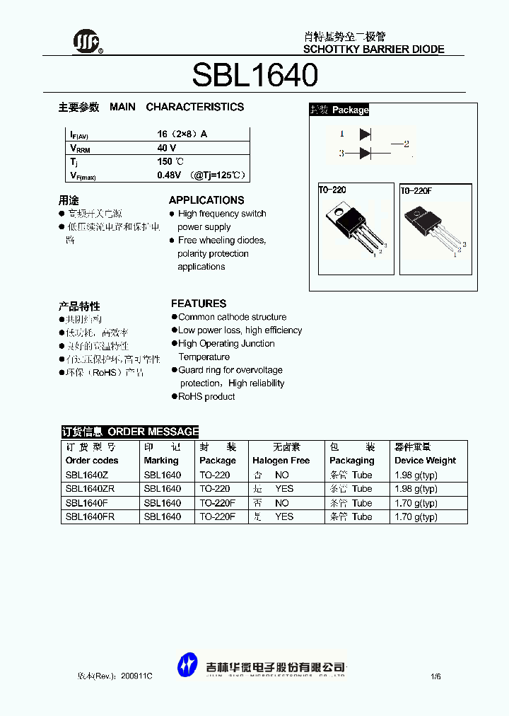 SBL1640_5692471.PDF Datasheet