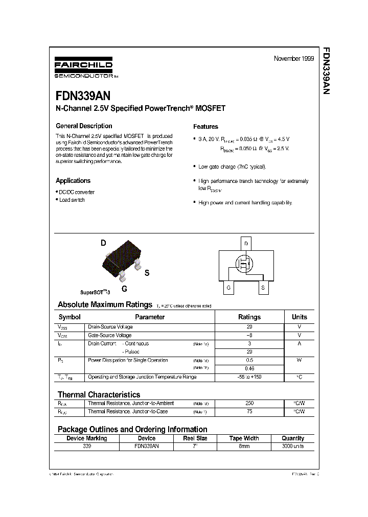 FDN339AN_5694661.PDF Datasheet