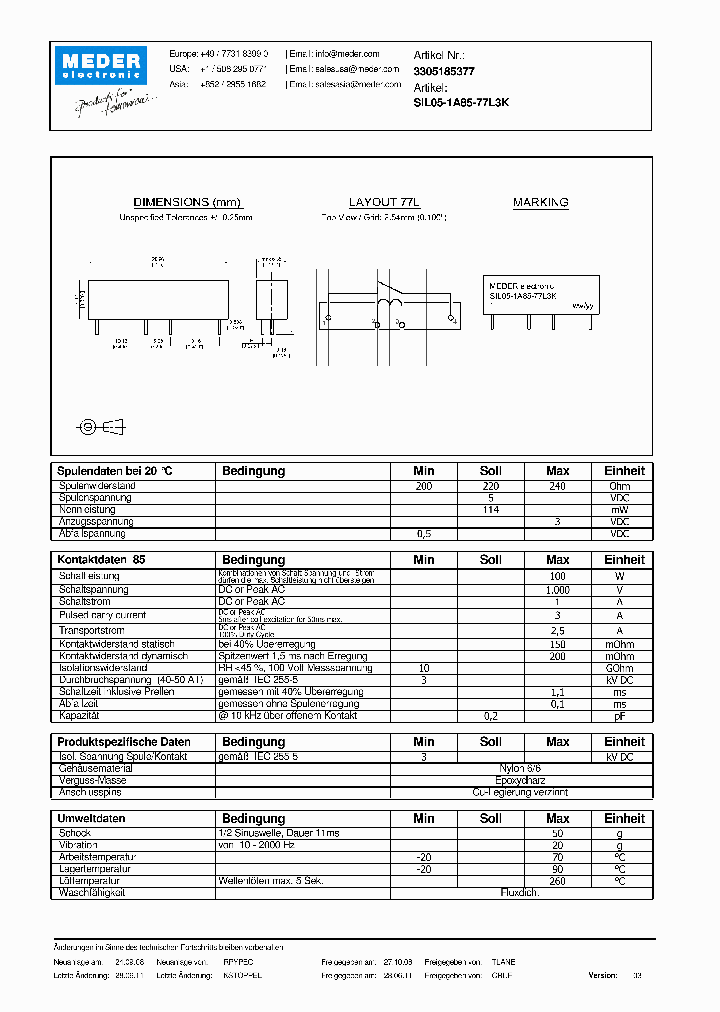 SIL05-1A85-77L3KDE_5717022.PDF Datasheet