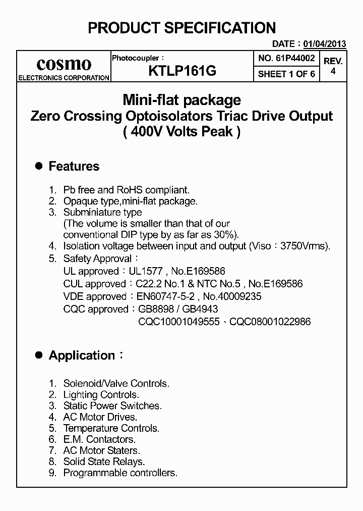 KTLP161G_5735595.PDF Datasheet