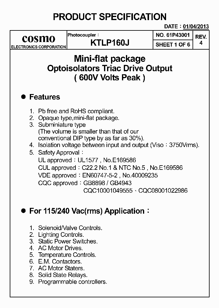 KTLP160J13_5735594.PDF Datasheet