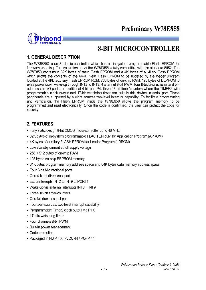 W78E858PF_5741857.PDF Datasheet