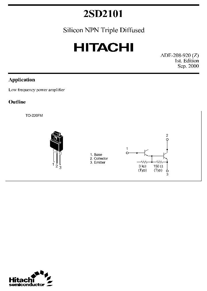 2SD2101_5747387.PDF Datasheet