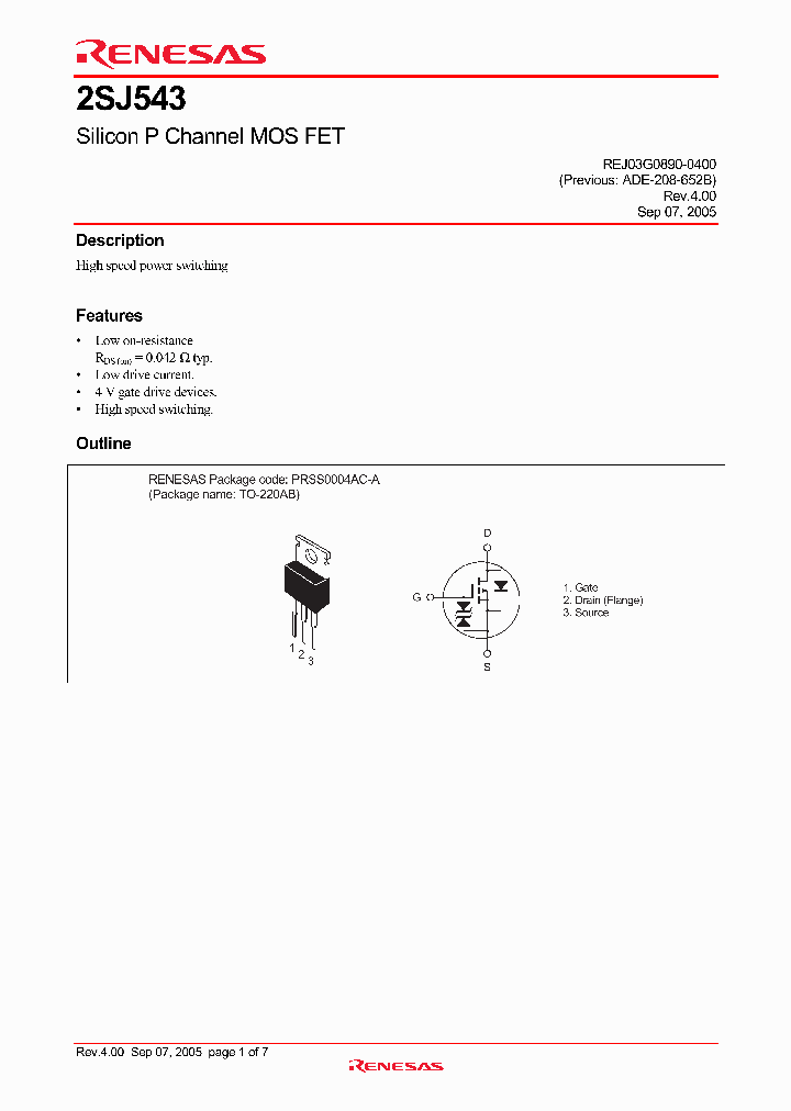 2SJ543_5754035.PDF Datasheet