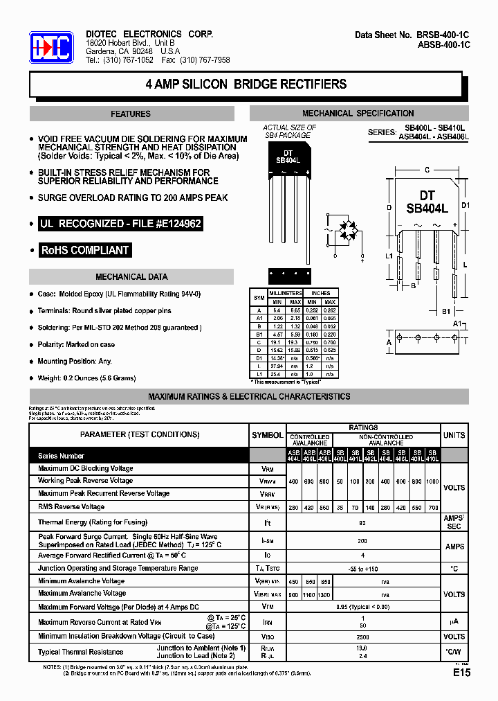 BRSB-400-1C_5768550.PDF Datasheet