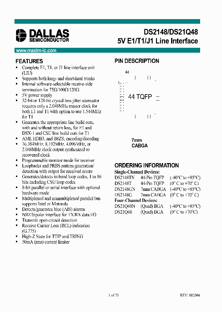 DS21Q48N_5781944.PDF Datasheet