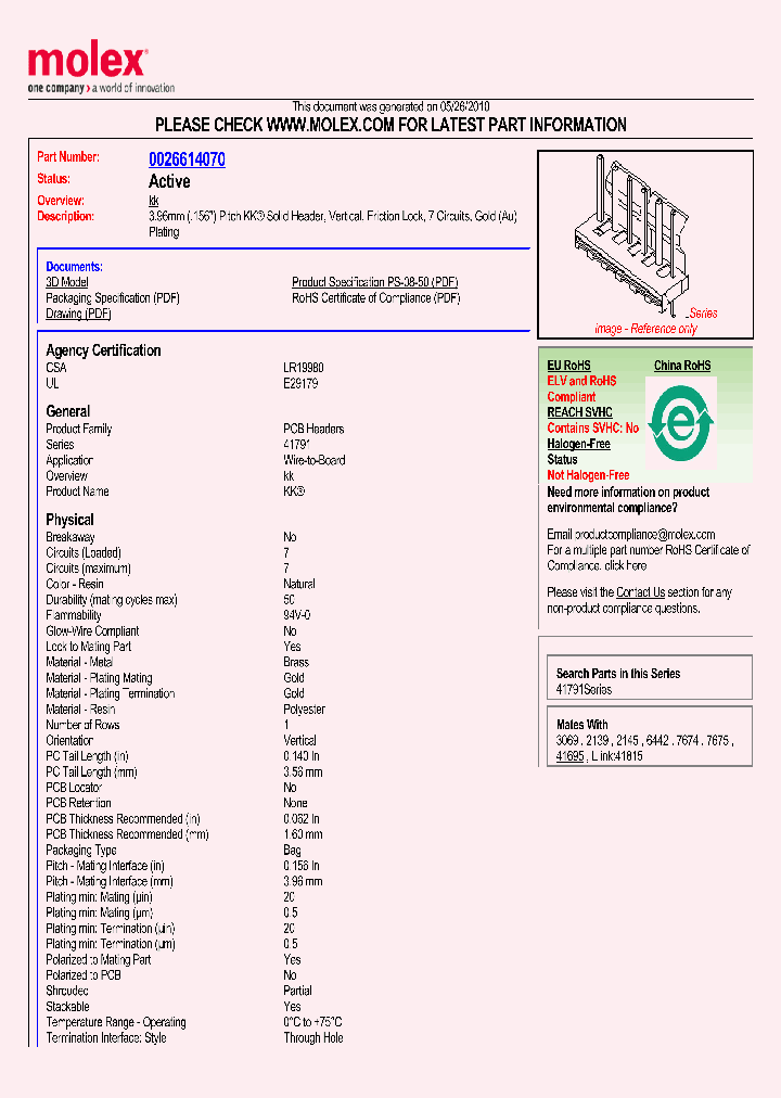 26-61-4070_5787387.PDF Datasheet