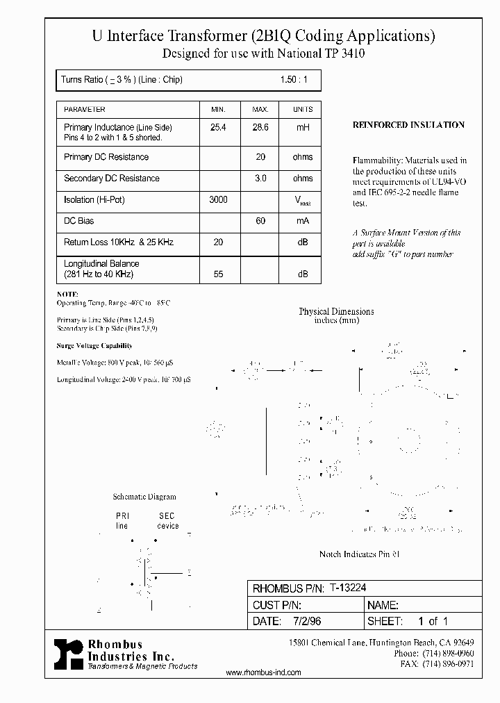 T-13224_5794789.PDF Datasheet