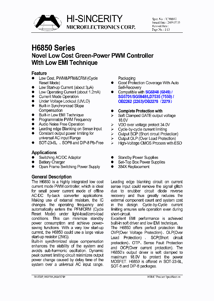 H6850_5799669.PDF Datasheet
