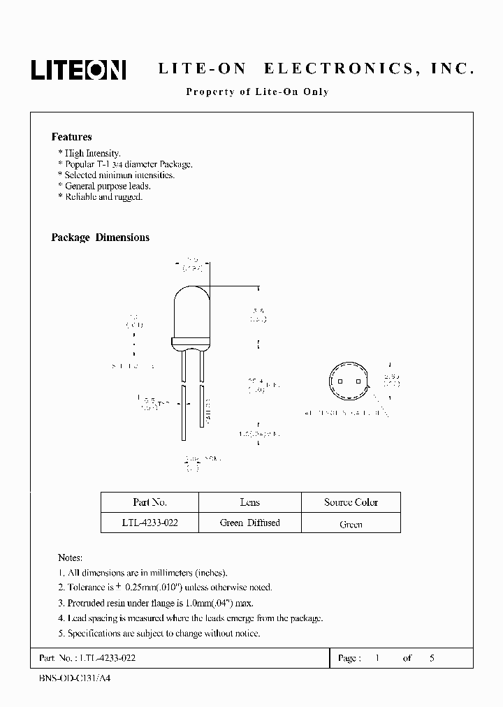 LTL-4233-022_5801151.PDF Datasheet