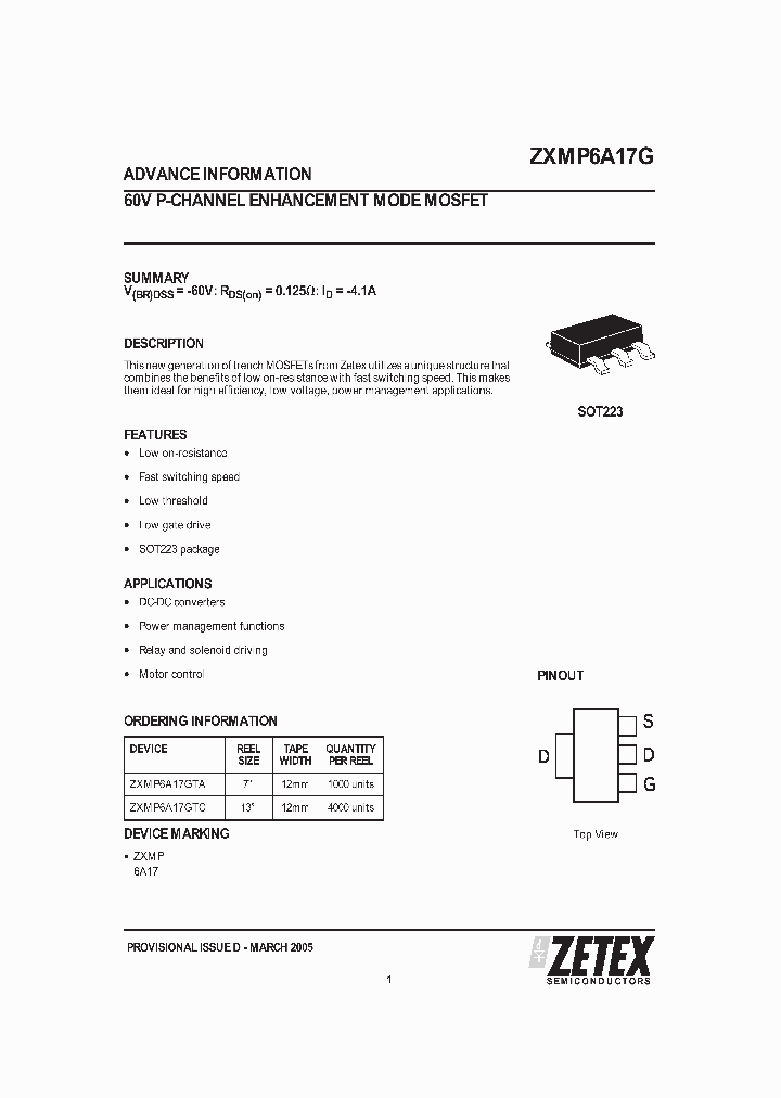 ZXMP6A17G_5801684.PDF Datasheet