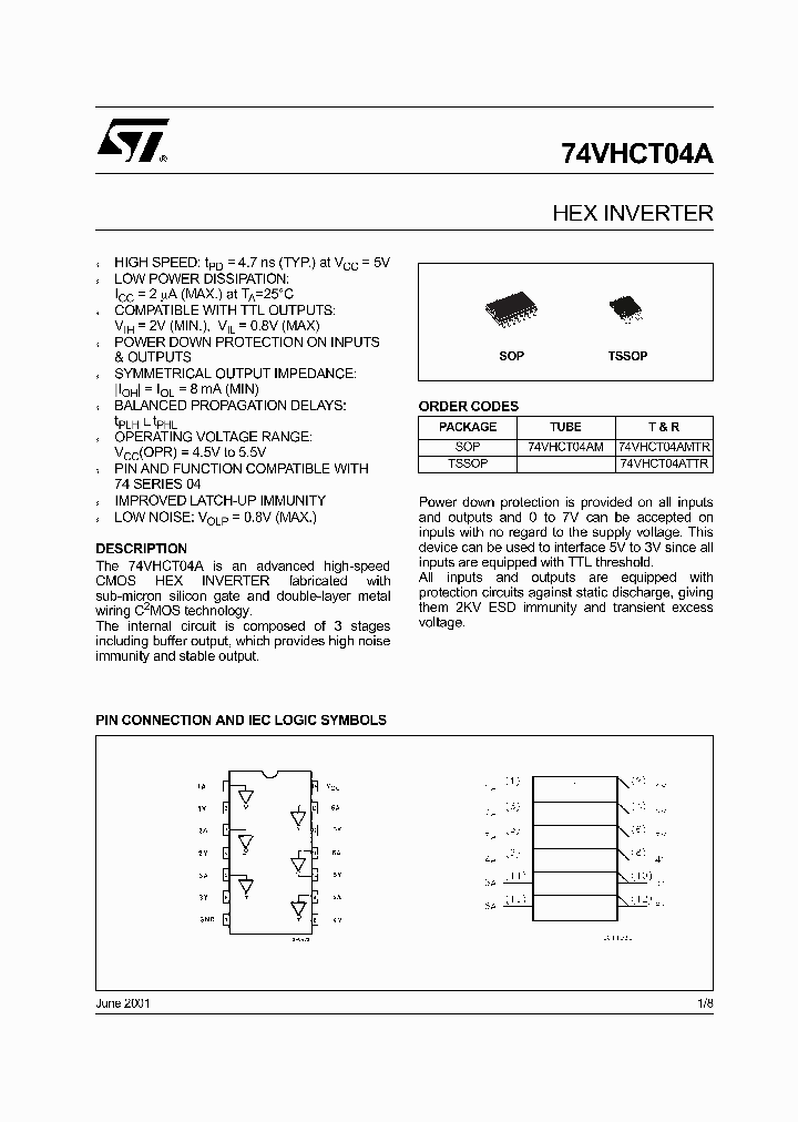 74VHCT04ATTR_5823003.PDF Datasheet