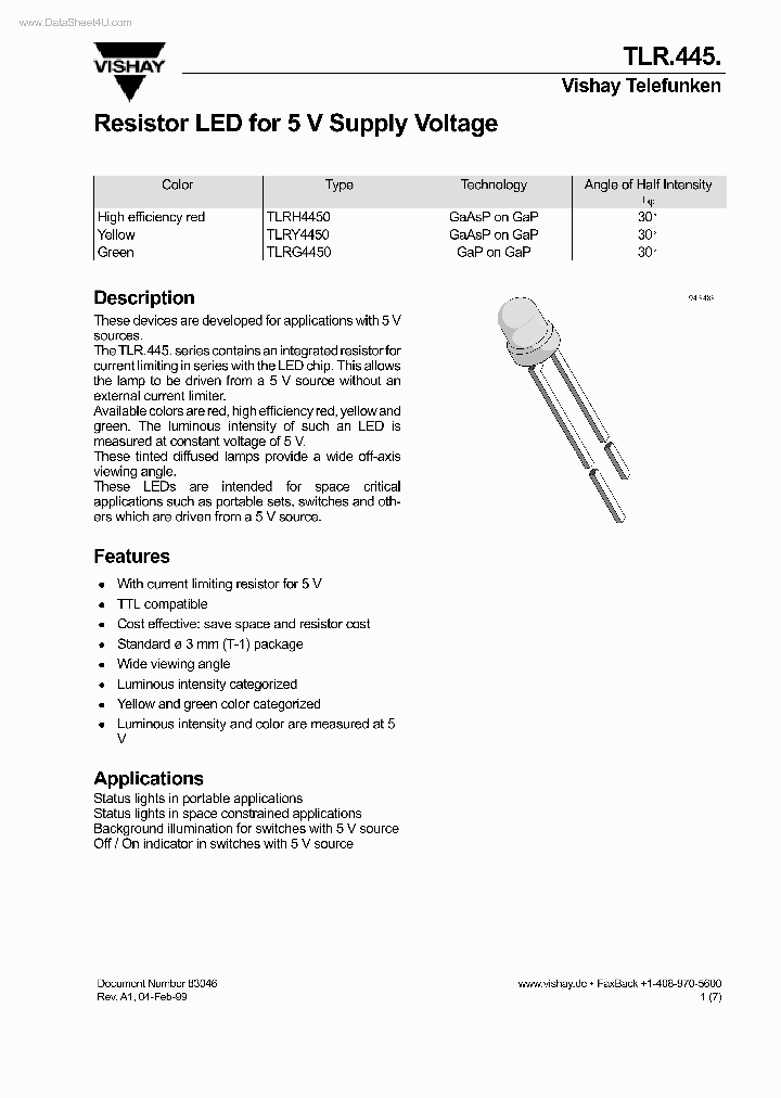 TLRY445_5819573.PDF Datasheet