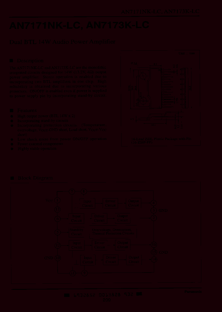 AN7173K_5829633.PDF Datasheet