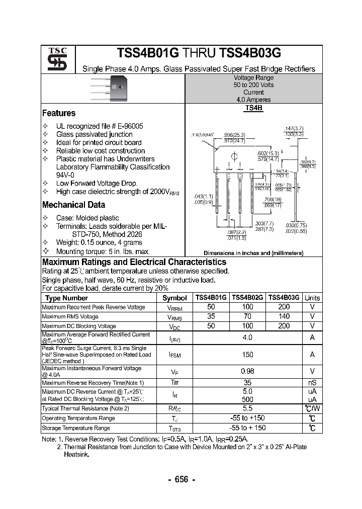 TSS4B01G_5830482.PDF Datasheet