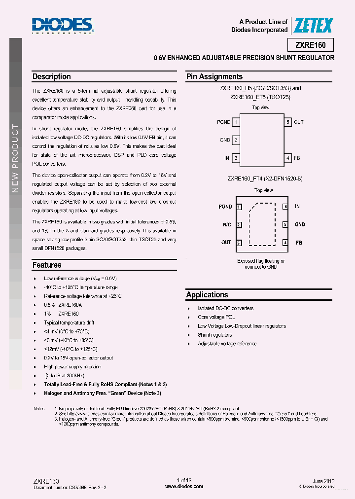 ZXRE160_5834072.PDF Datasheet