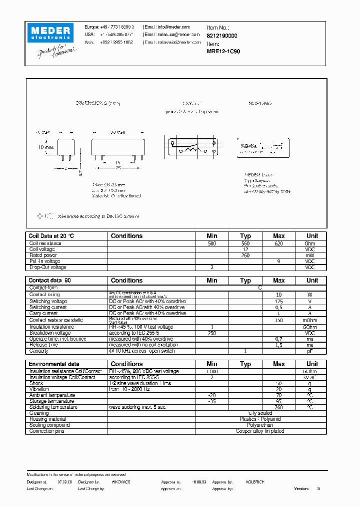 MRE12-1C90_5901782.PDF Datasheet