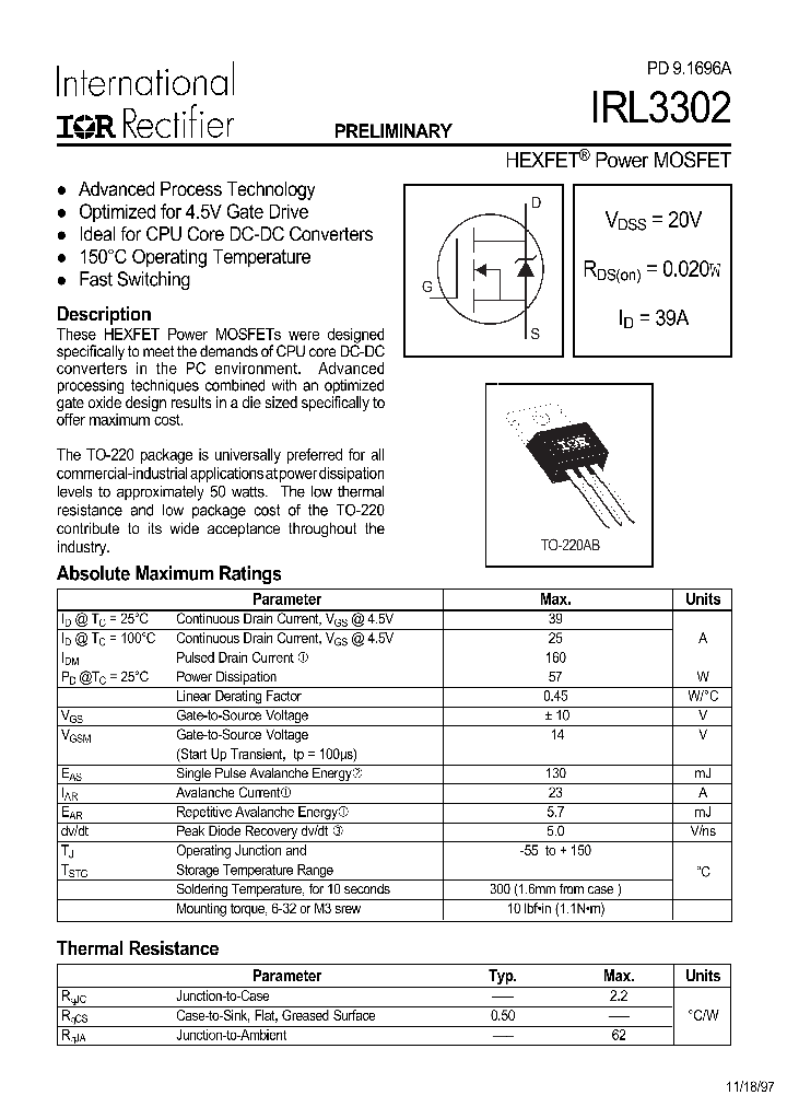 IRL3302_5909441.PDF Datasheet