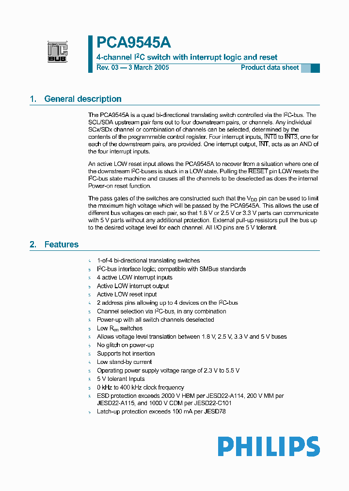 PCA9545ABS_5912105.PDF Datasheet