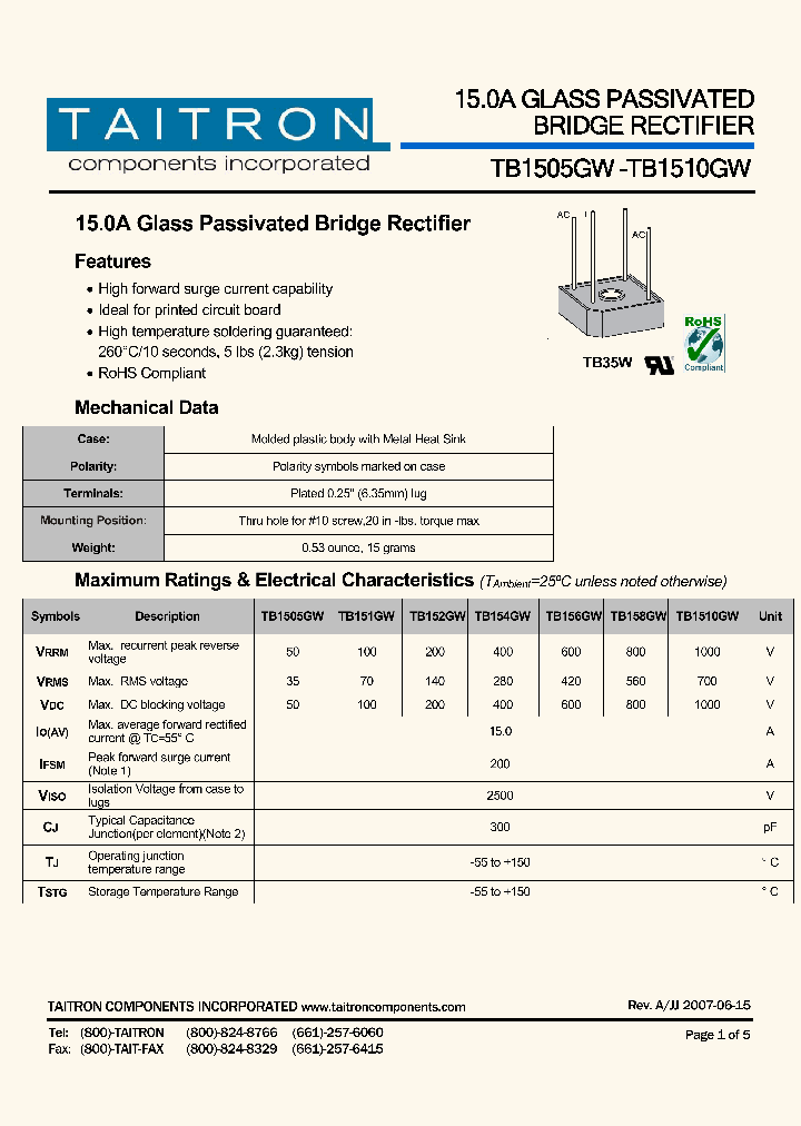 TB1505GW_5914108.PDF Datasheet
