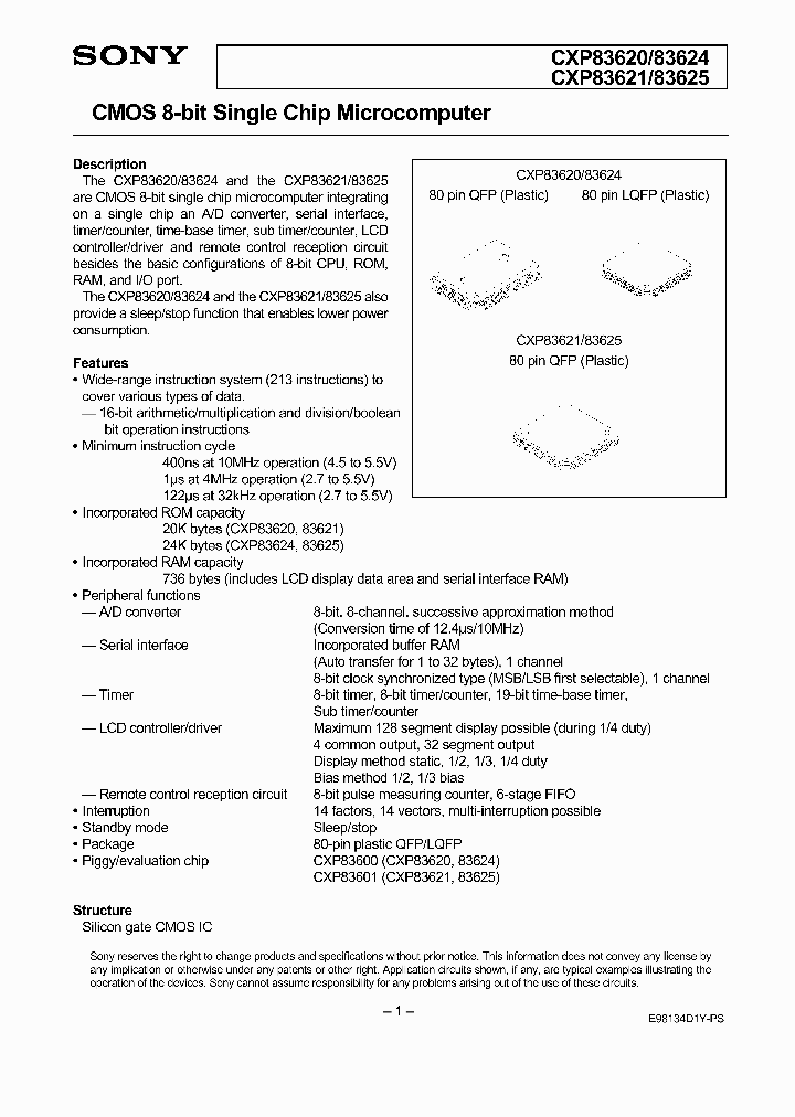 CXP83620_5915959.PDF Datasheet