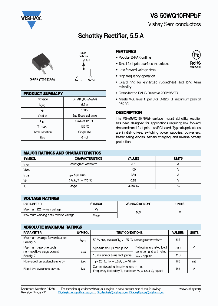 50WQ10FNPBF11_5923093.PDF Datasheet