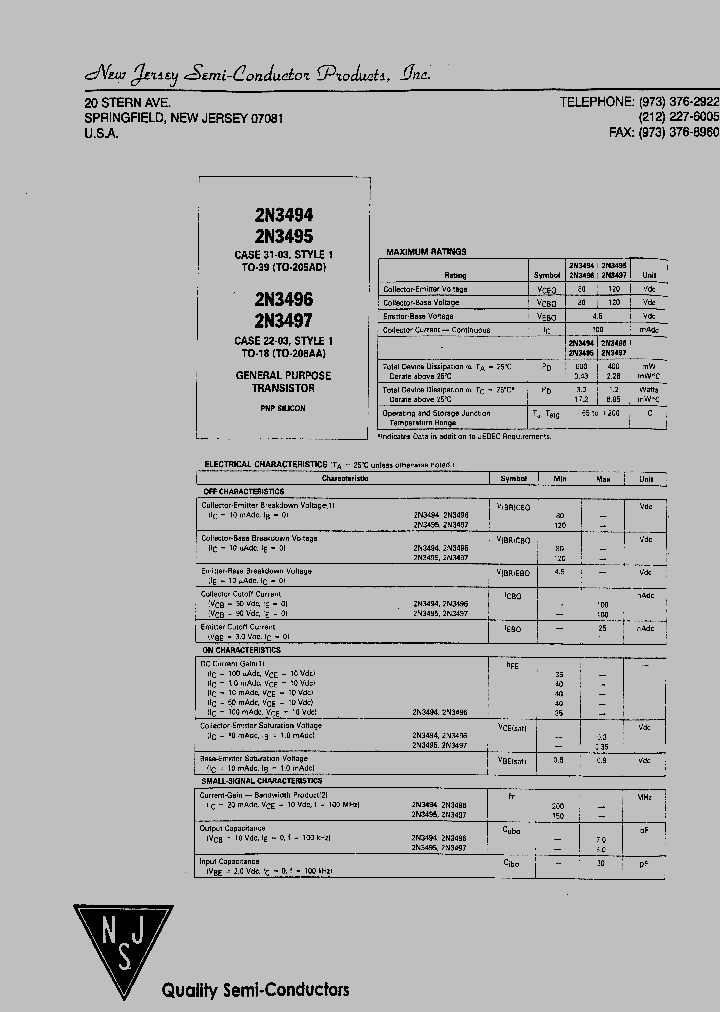 2N3494_5929278.PDF Datasheet