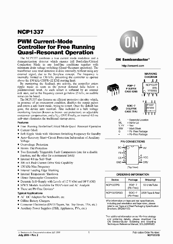 NCP1337PG_5916049.PDF Datasheet