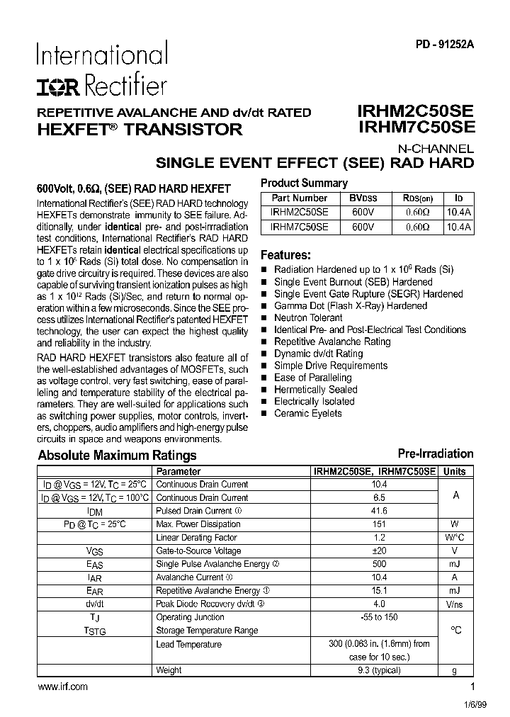 IRHM2C50SE_5967816.PDF Datasheet