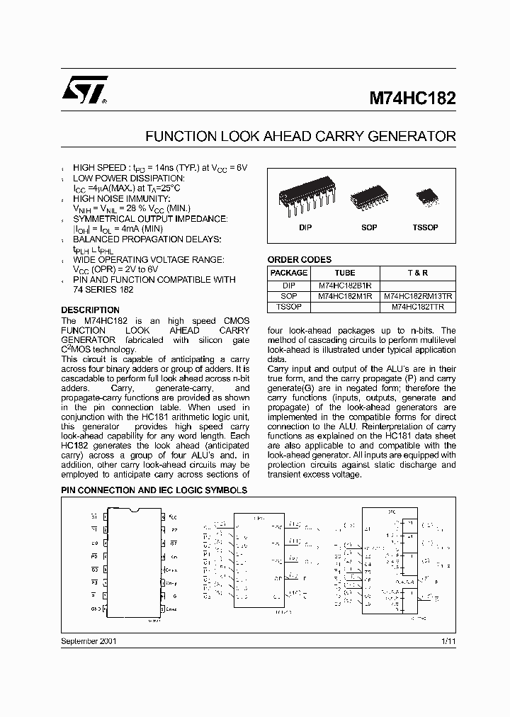 M74HC182M1R_5971962.PDF Datasheet