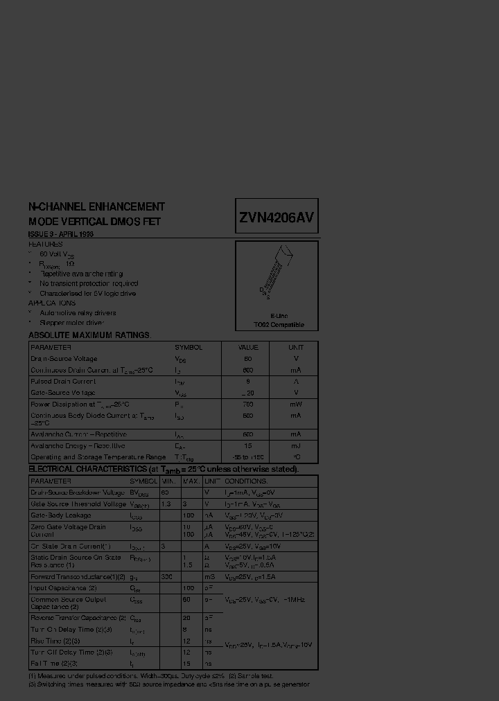 ZVN4206AV_6028088.PDF Datasheet