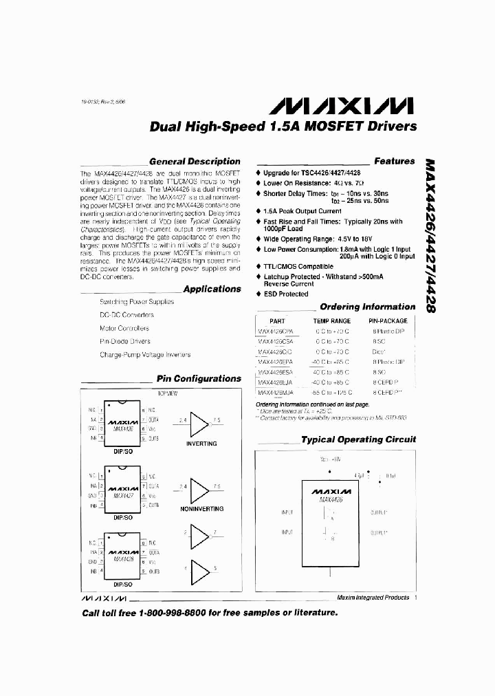 MAX4428ESAT_6043441.PDF Datasheet