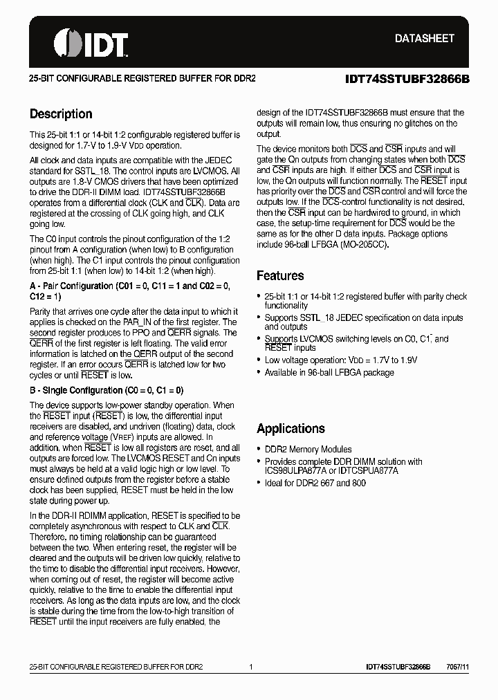 IDT74SSTUBF32866BBFG8_6046721.PDF Datasheet