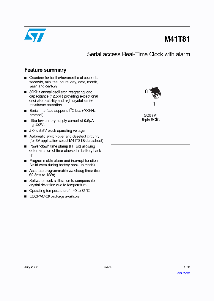 M41T81M6F_6049982.PDF Datasheet