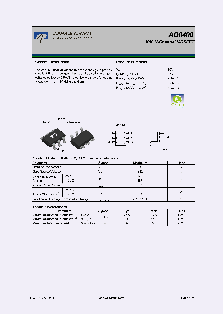 AO6400_6071826.PDF Datasheet