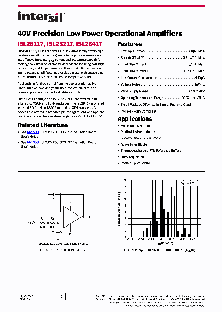 ISL28117FRTBZ_6110190.PDF Datasheet