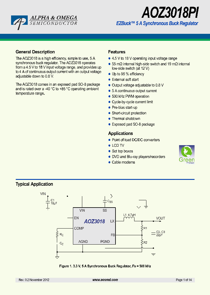 AOZ3018PI_6130732.PDF Datasheet