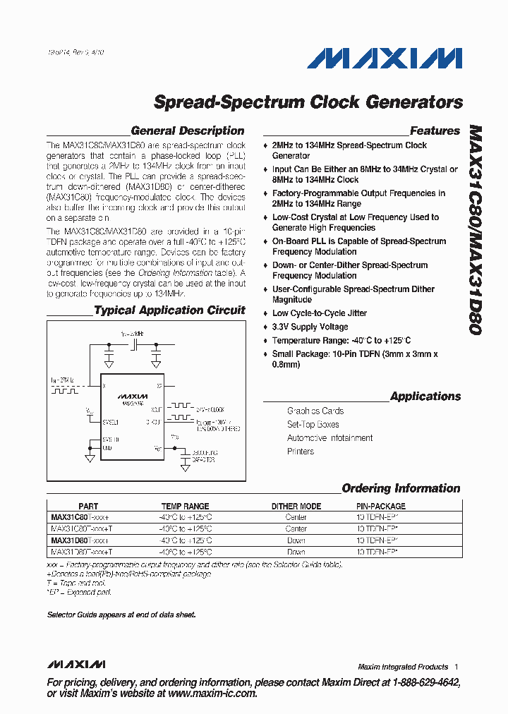 MAX9486EUG-T_6139035.PDF Datasheet