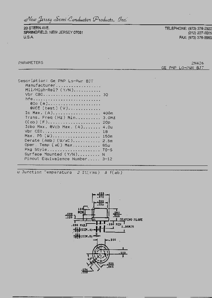 2N426_6173556.PDF Datasheet