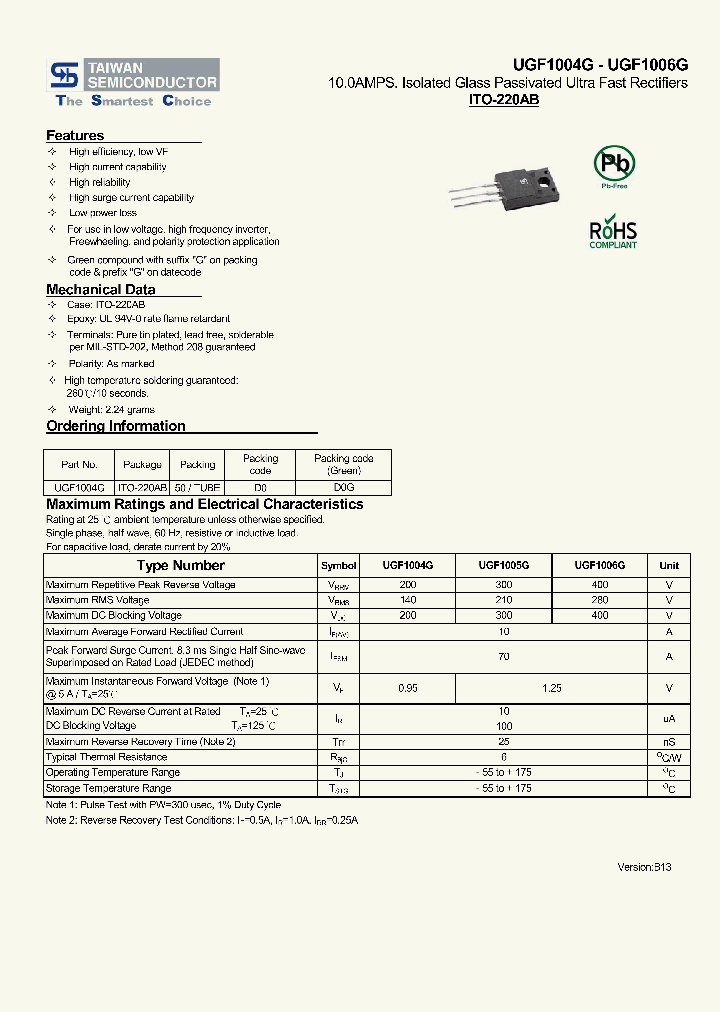 UGF1006G_6204851.PDF Datasheet