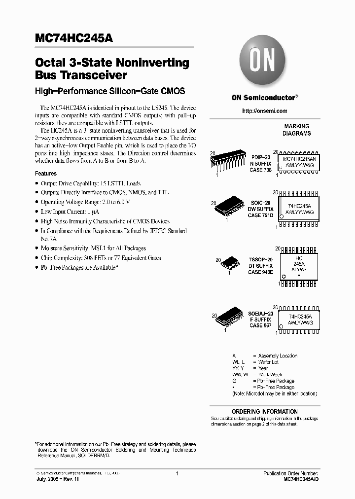 MC74HC245ADTR2_6206994.PDF Datasheet