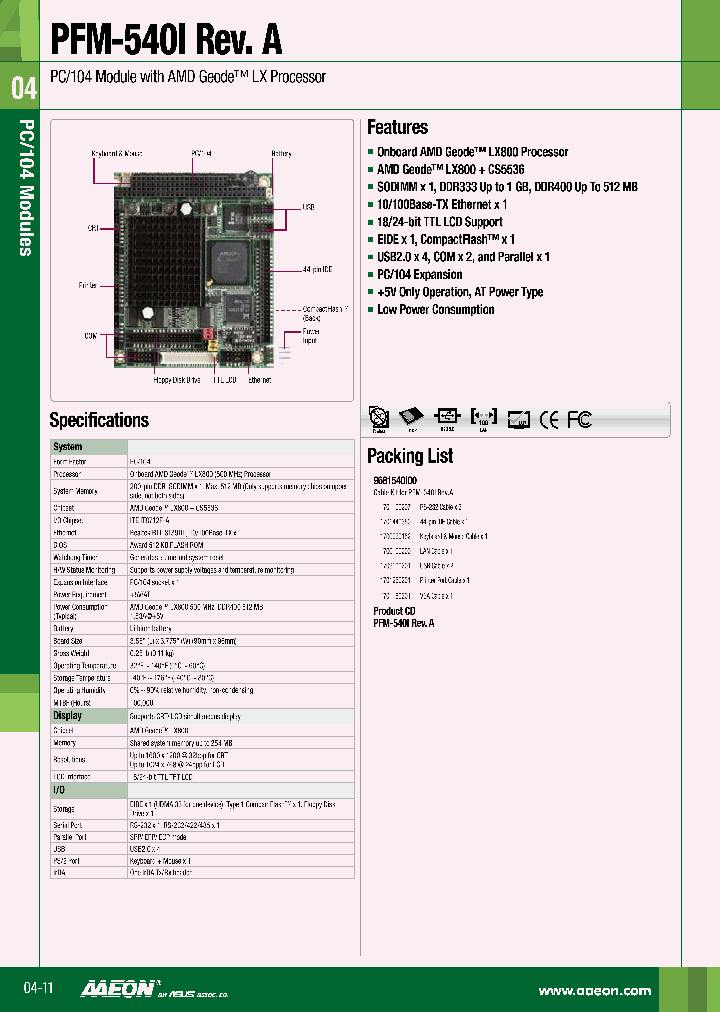 TF-PFM-540I-A10_6213882.PDF Datasheet