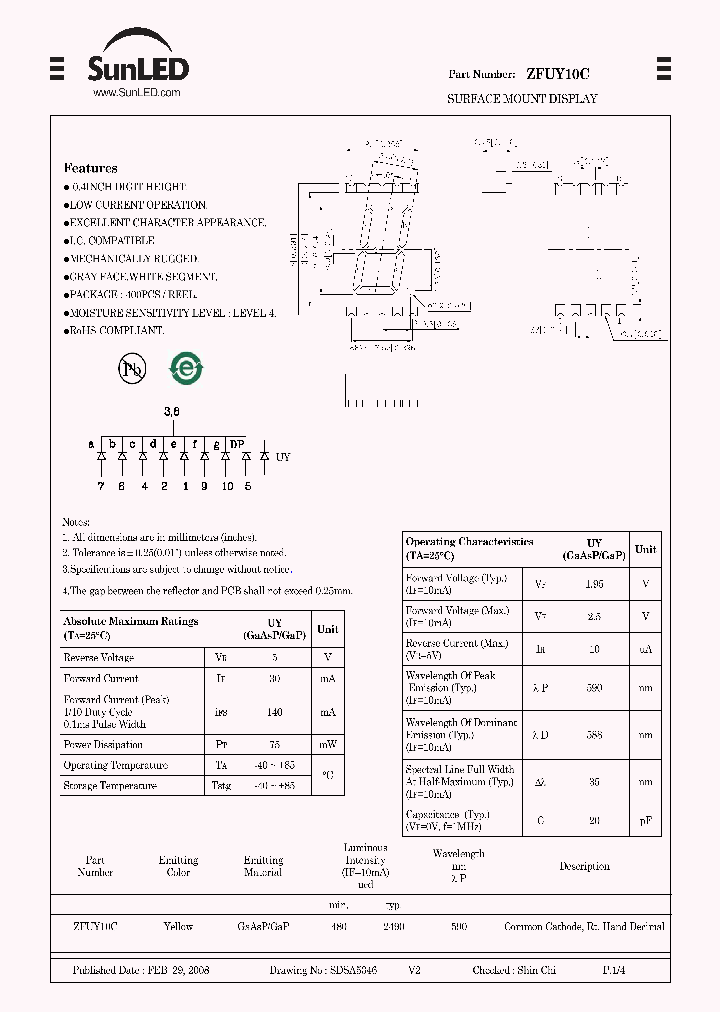 ZFUY10C_6214532.PDF Datasheet
