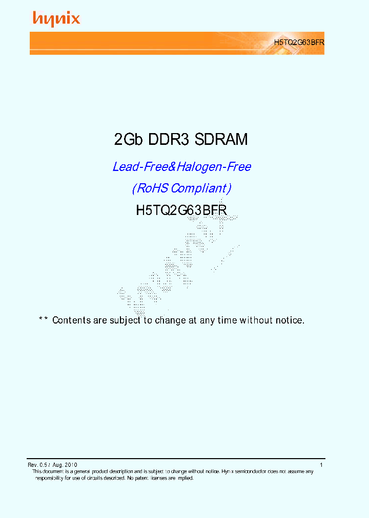 H5TQ2G63BFR-N0C_6220207.PDF Datasheet