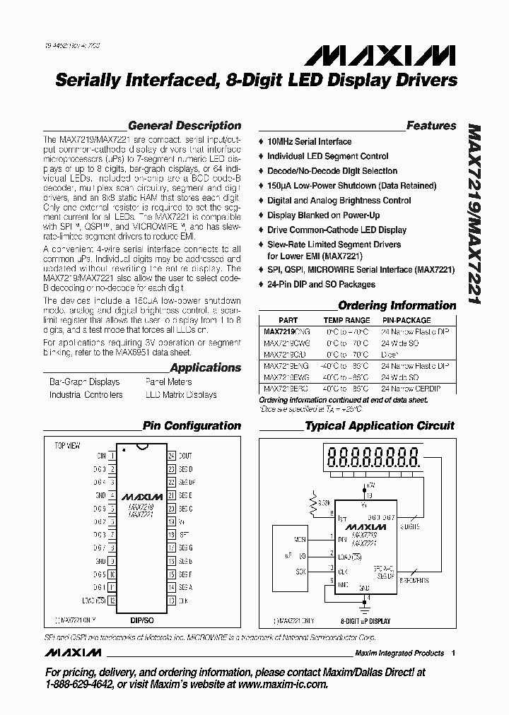 MAX7221EWGT_6291029.PDF Datasheet