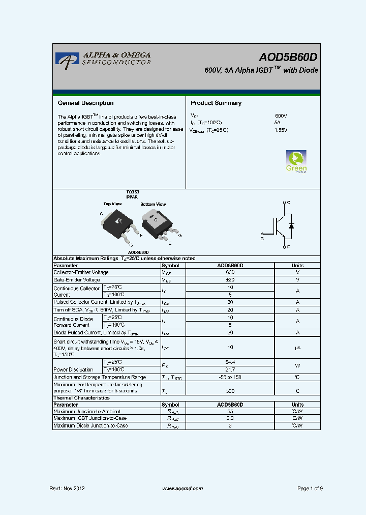 AOD5B60D_6294005.PDF Datasheet