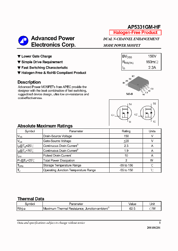 AP5331GM-HF_6326384.PDF Datasheet
