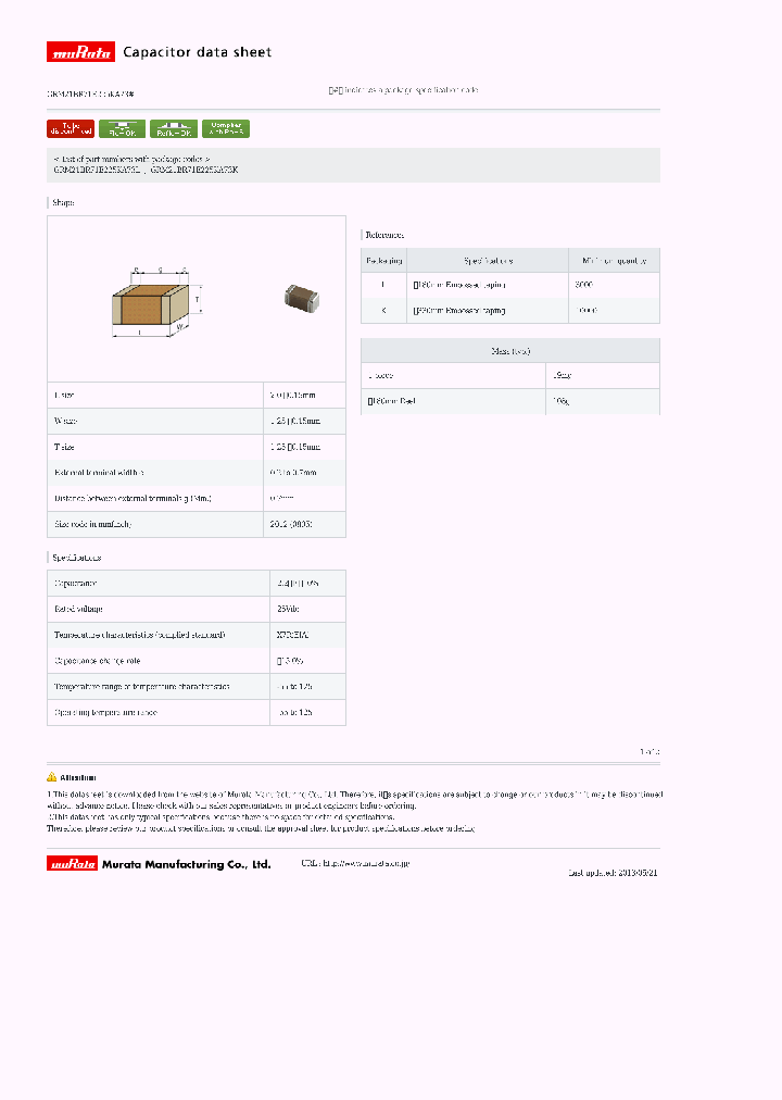 GRM21BR71E225KA73L_6335840.PDF Datasheet